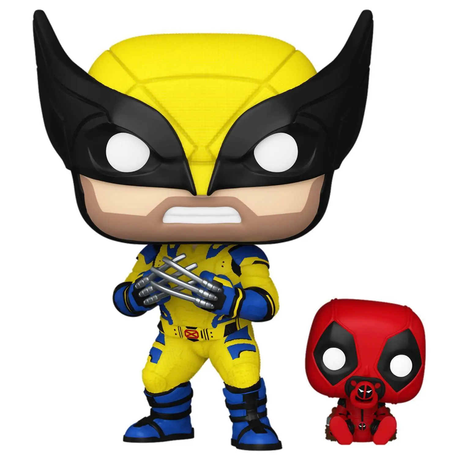Фигурка Funko башкотряс Марвел Дэдпул 3 Wolverine w/Babypool