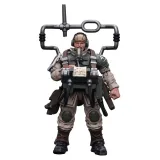 Фигурка Warhammer 40K Astra Militarum Cadian Command Squad Veteran with Master Vox 1:18
