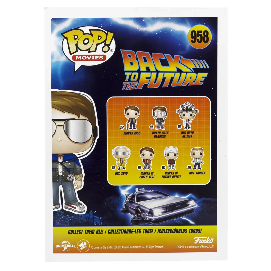 Фигурка Funko POP! Movies BTTF Marty w/glasses (958) 46912
