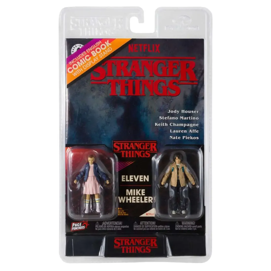 Фигурки Stranger Things Action Figures Eleven and Mike Wheeler 8 см 161724