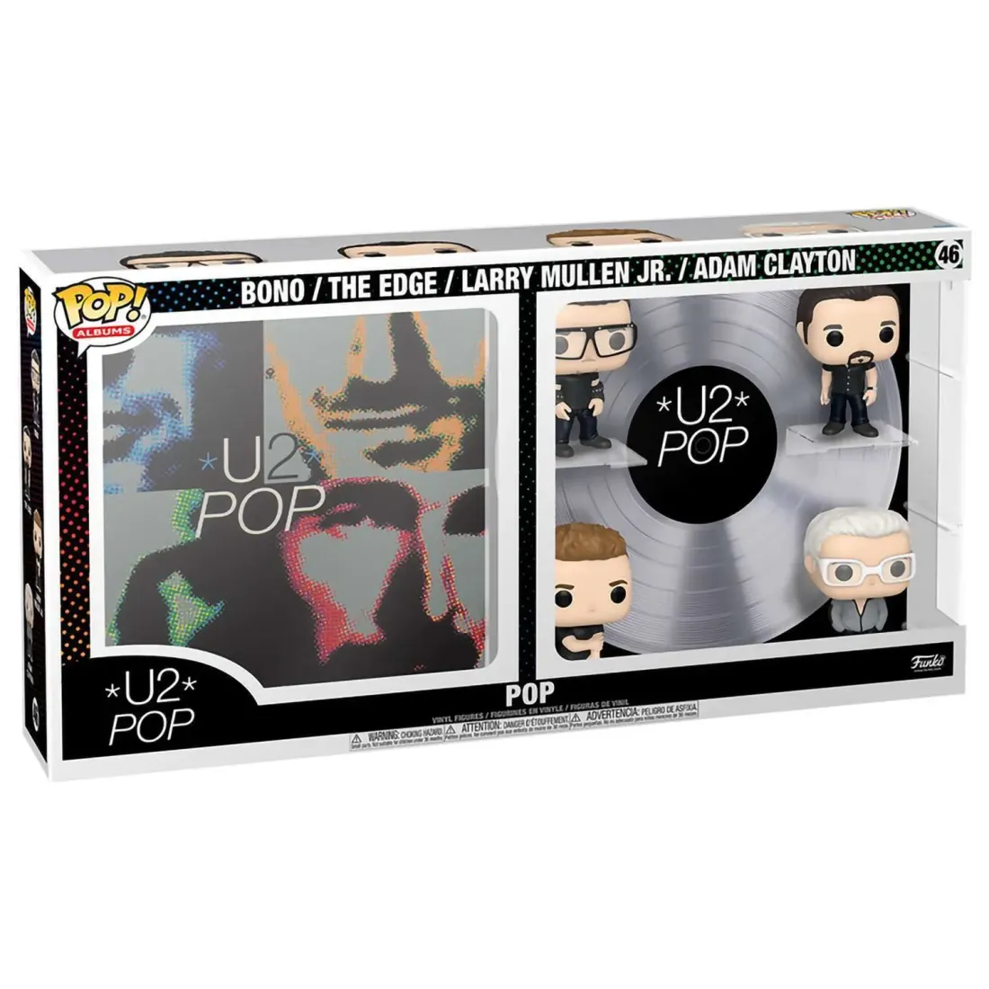 Фигурка Funko POP! Albums Deluxe U2 Pop Bono/The Edge/Larry Mullen Jr/Adam Clayto (46) 67391
