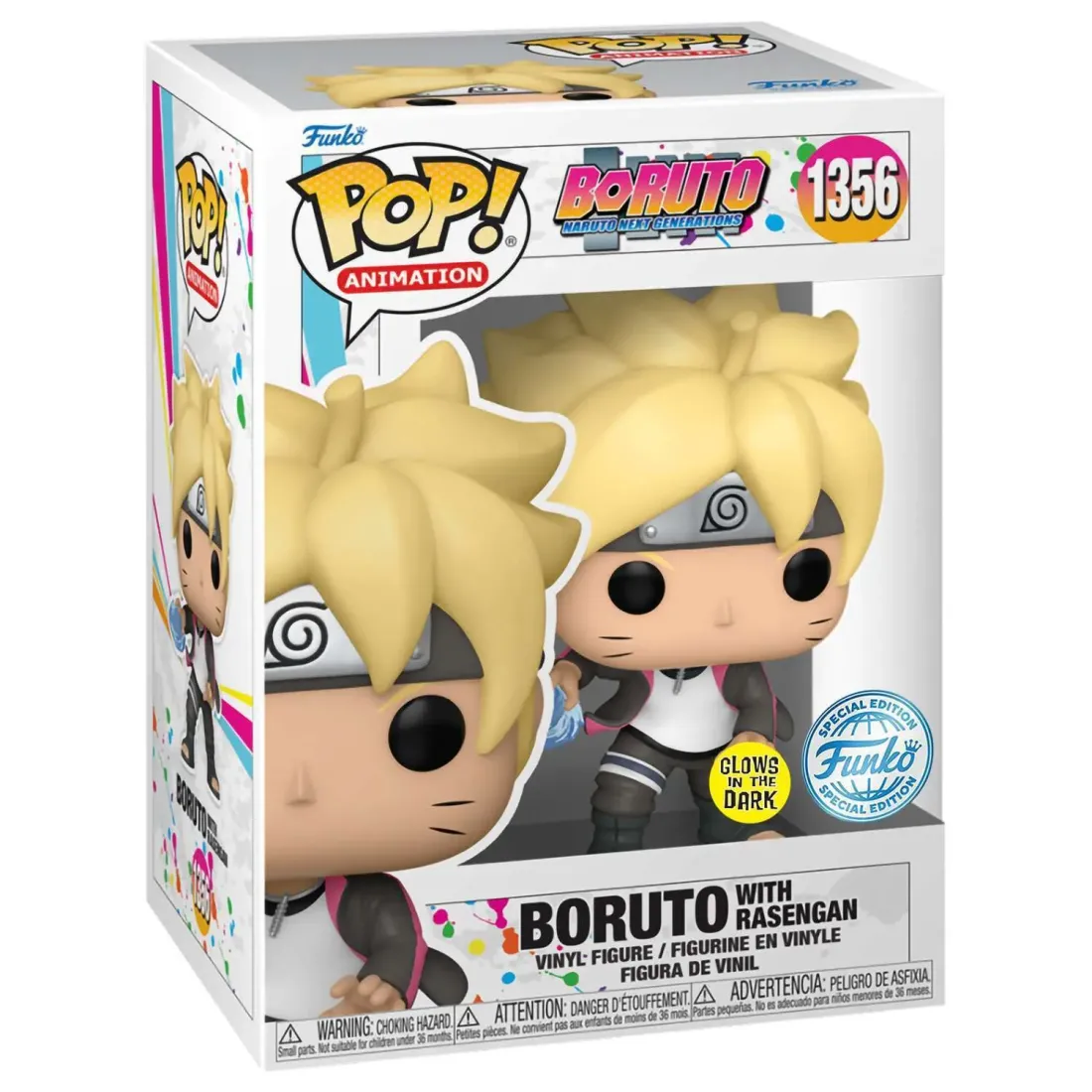 Фигурка Funko POP! Animation Boruto Boruto with Rasengan (GW) (Exc) (1356) 63135
