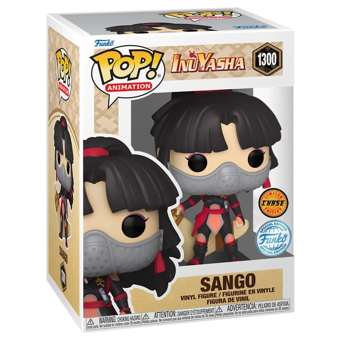 Фигурка Funko POP! Animation InuYasha Sango w/Masked Chase (Exc) (1300) 60299