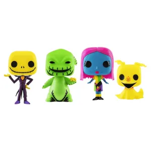 Фигурка Funko POP! Disney TNBC Jack/Oogie/Sally/Zero (BLKLT) (Exc) 4PK 69146