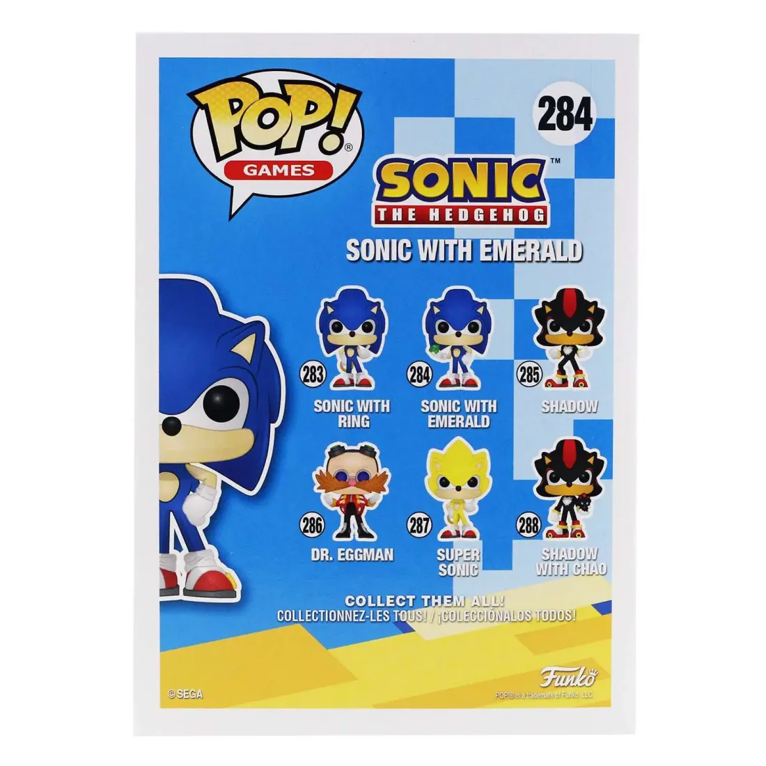 Фигурка Funko POP! Games Sonic the Hedgehog Sonic with Emerald (284) 20147