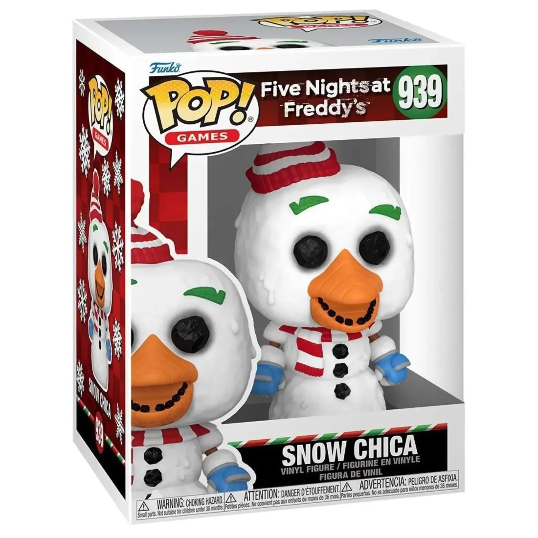 Фигурка Funko POP! Games FNAF Holiday Snow Chica (939) 72486