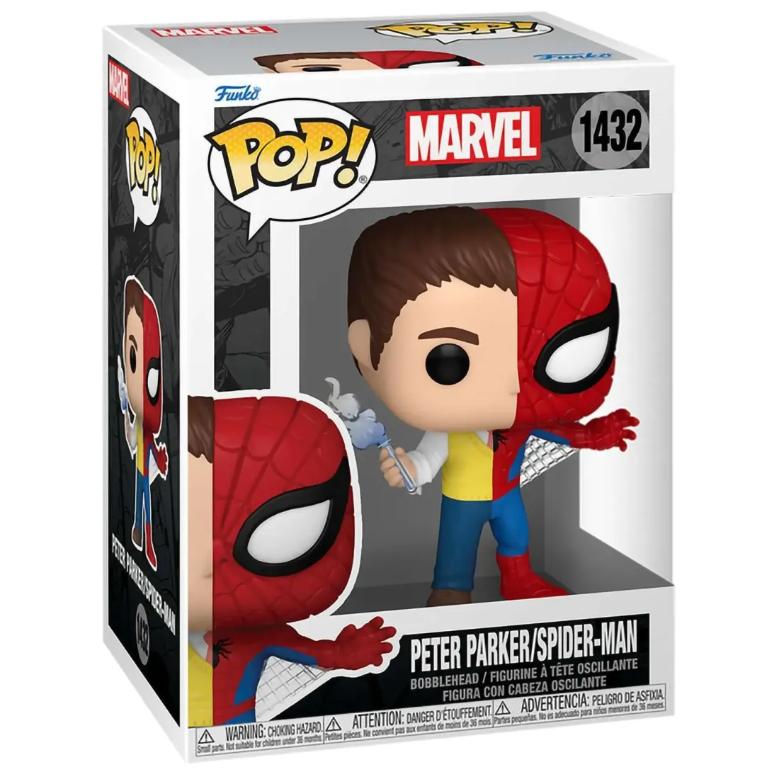 Фигурка Funko POP! Bobble Marvel Split Peter Parker/Spider-Man (1432)​ 80892