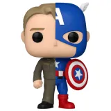 Фигурка Funko POP! Bobble Marvel Split Steve Rogers/Captain America (1431) 80891