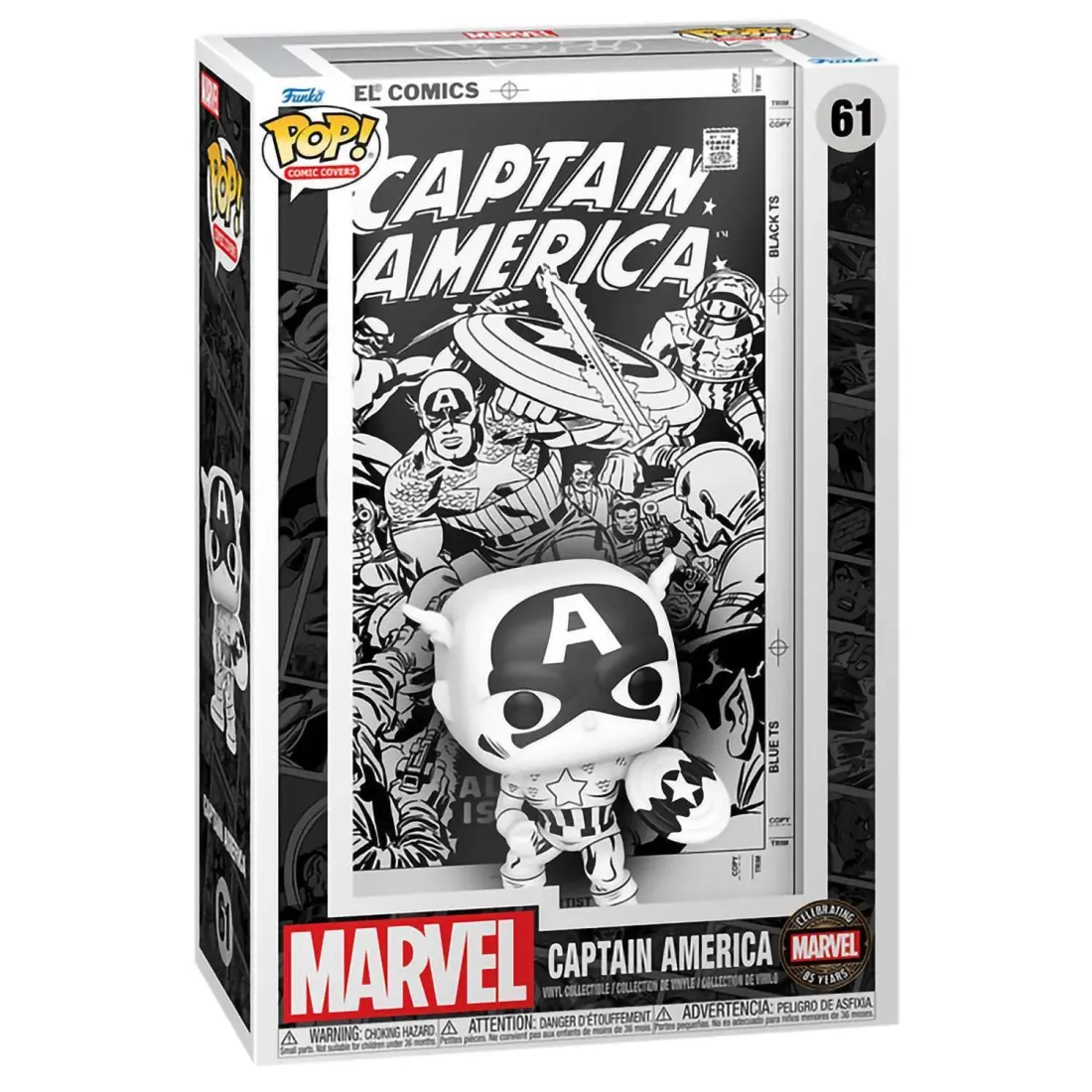 Фигурка Funko POP! Comic Covers Marvel\'s 85th Captain America #112 Captain America (61) 80961
