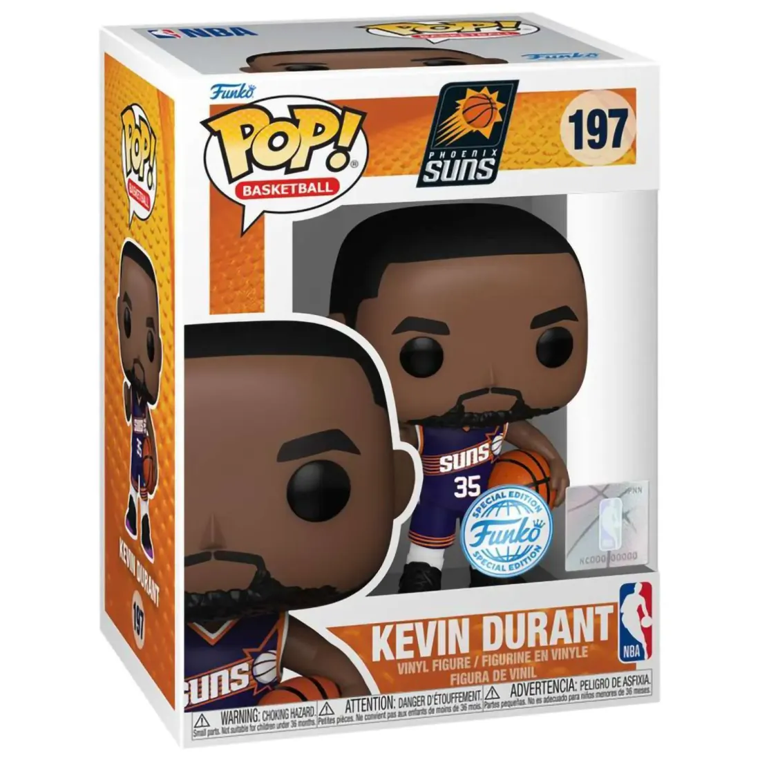 Фигурка Funko POP! NBA Suns Kevin Durant (Icon Edition) (197) 82828