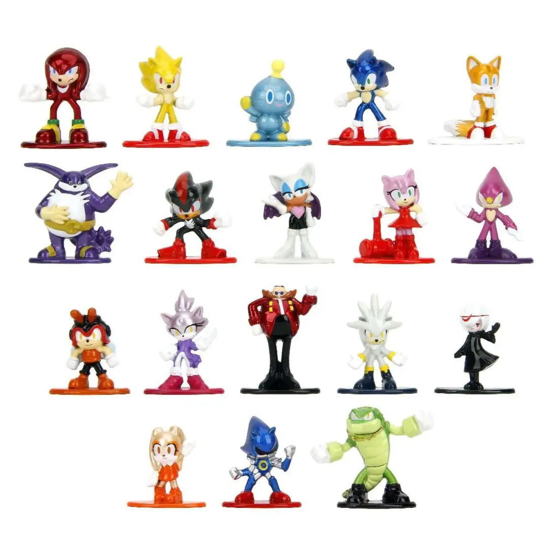 Набор фигурок Nano Соник Sonic The Hedgehog wave 1 4см (18 шт) 35642