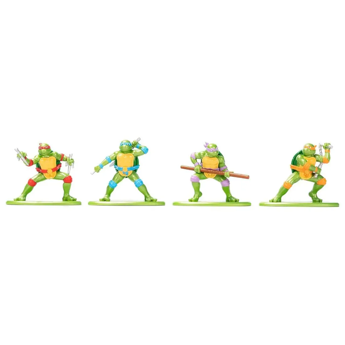 Набор фигурок Nano Черепашки-ниндзя Nanoscene 4шт 34679