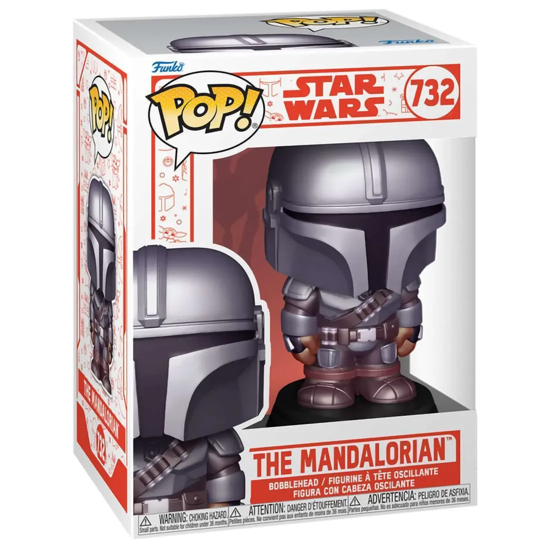 Фигурка Funko POP! Bobble Star Wars Holiday Mandalorian​ (732) 79934