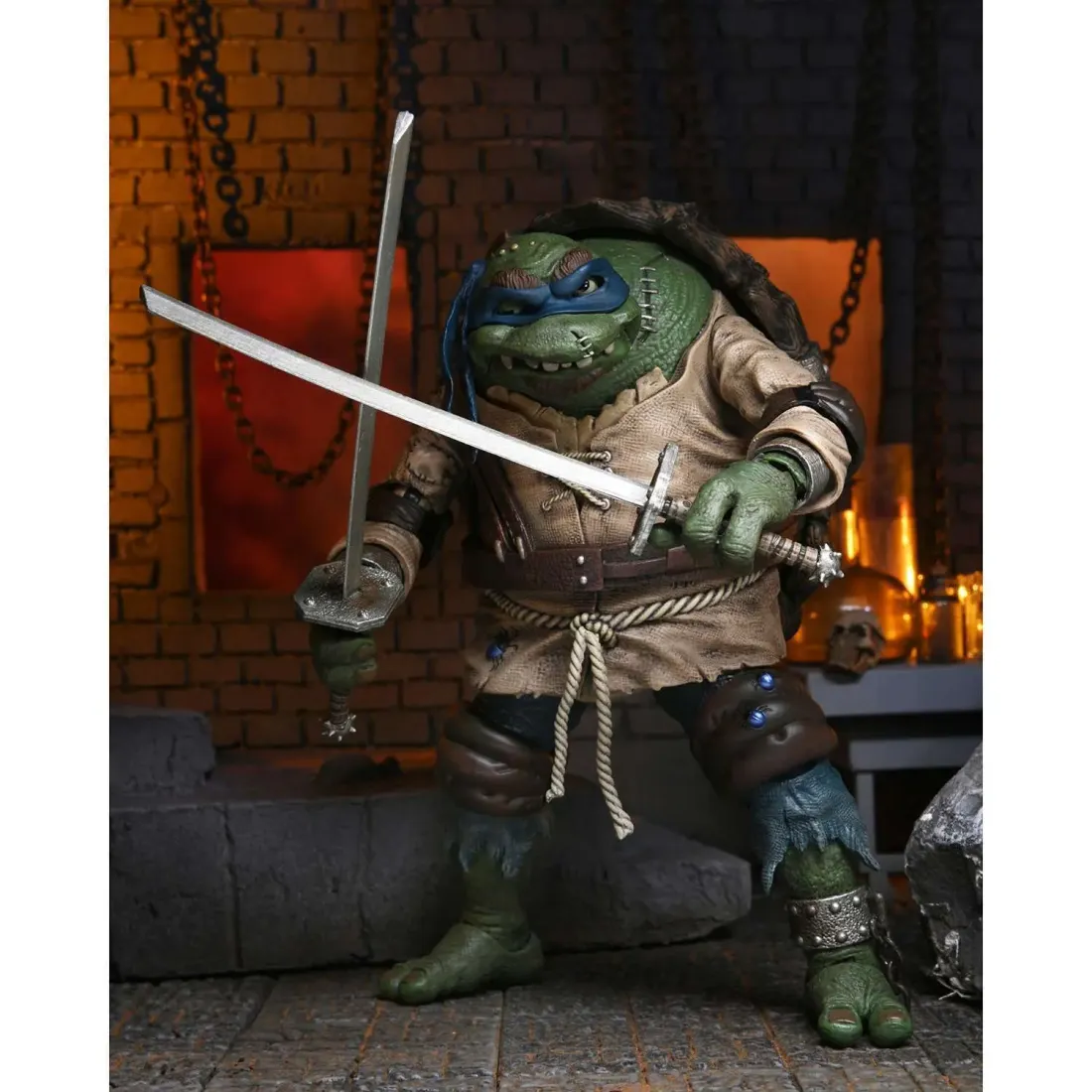 Фигурка Черепашки-ниндзя 18см Scale Action Fig Ultimate Leonardo Hunchback 634482541869