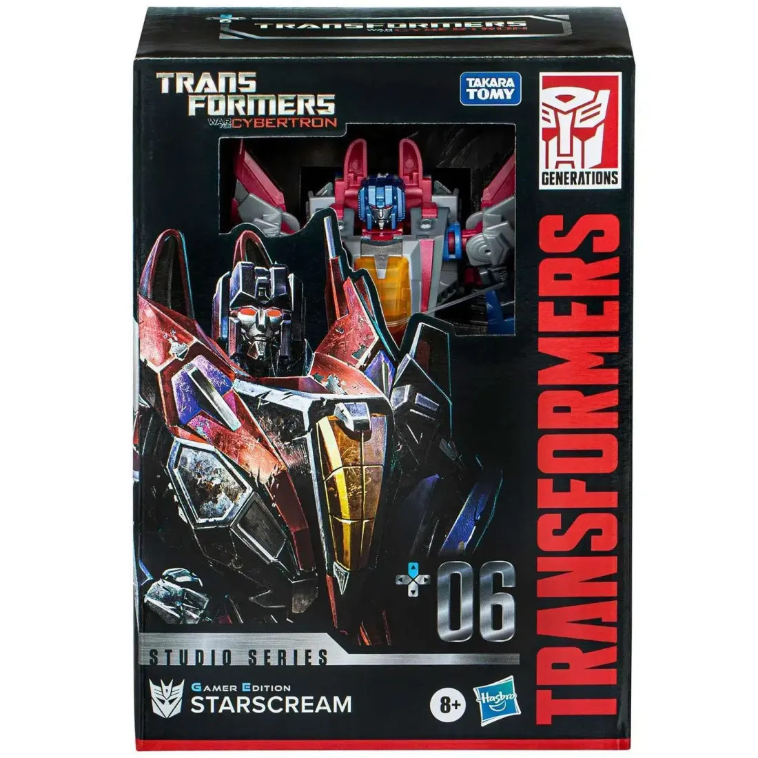 Фигурка Transformers Studio Series класс Вояджер Starscream (Gamer Edition) F8765ES0