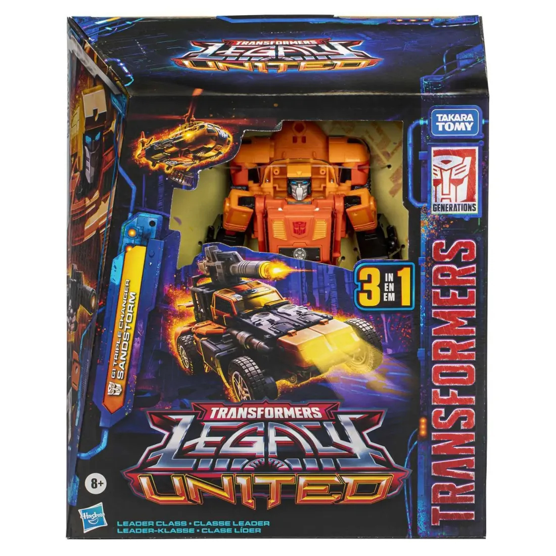Фигурка Transformers Legacy United класс Лидер Sandstorm F85515X2