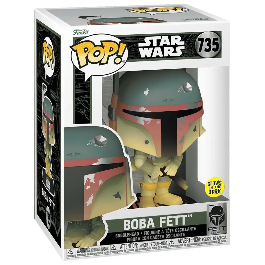 Фигурка Funko POP! Bobble Star Wars Fett Legacy Boba Fett (GW) (735) 82723