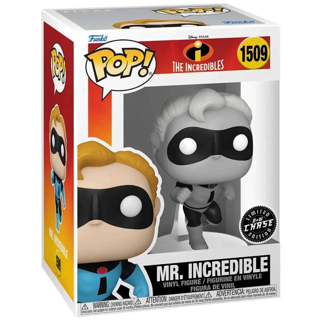 Фигурка Funko POP! Disney Incredibles 20th Mr. Incredible w/(B&W)Chase (1509) 80951