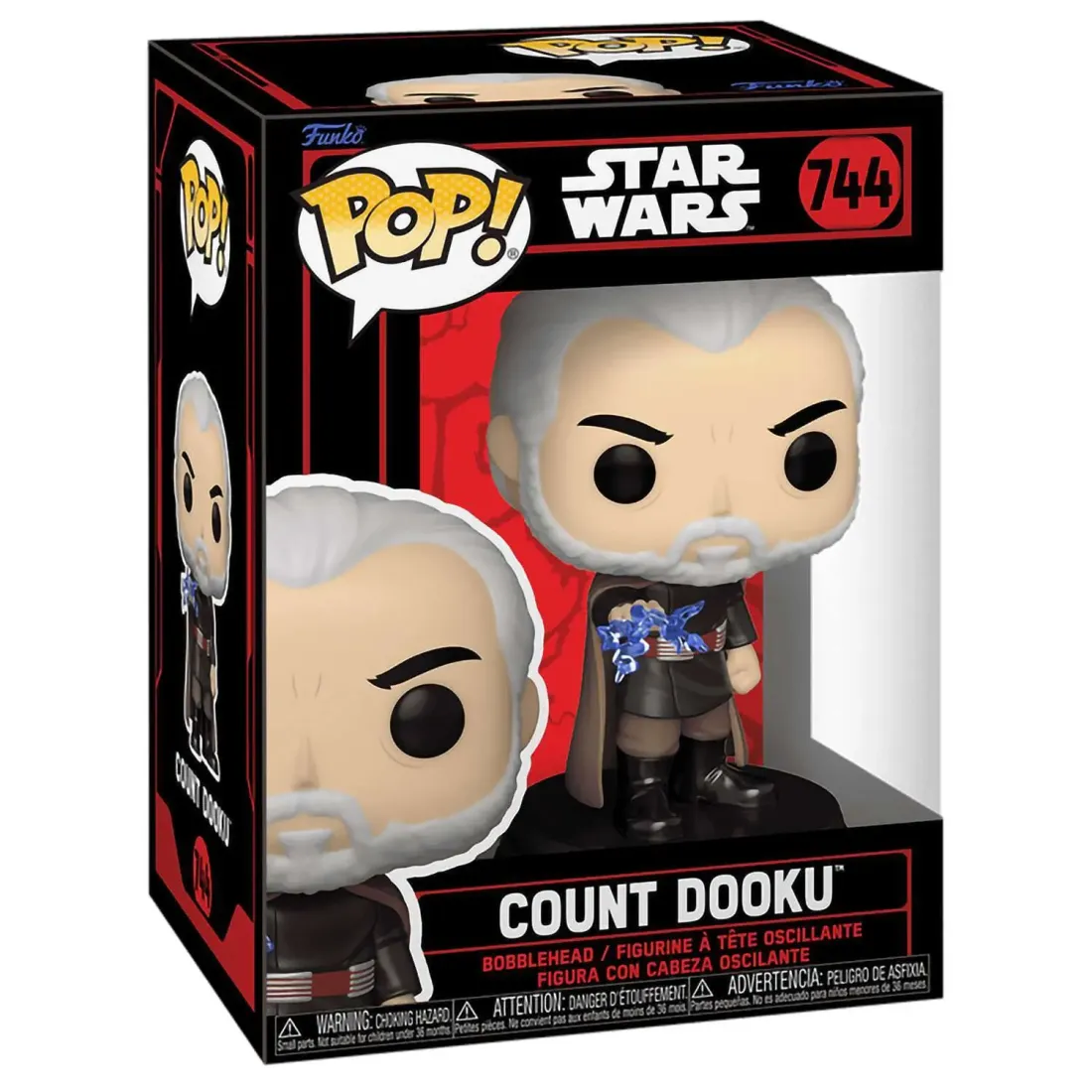 Фигурка Funko POP! Bobble Star Wars Darkside Count Dooku (Force Lightning) (744) 80770
