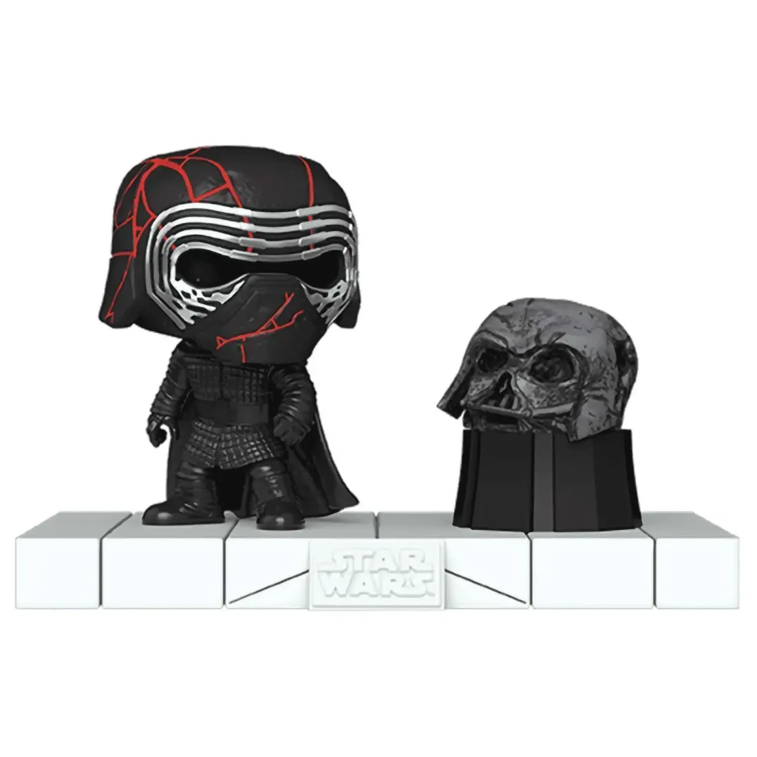 Фигурка Funko POP! Deluxe Bobble Star Wars Darkside Kylo Ren with Darth Vader\'s Helmet (739) 80772