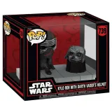 Фигурка Funko POP! Deluxe Bobble Star Wars Darkside Kylo Ren with Darth Vader\'s Helmet (739) 80772