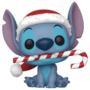 Фигурка Funko POP! Disney Lilo & Stitch Holiday Stitch with Candy Cane (1502) 80036