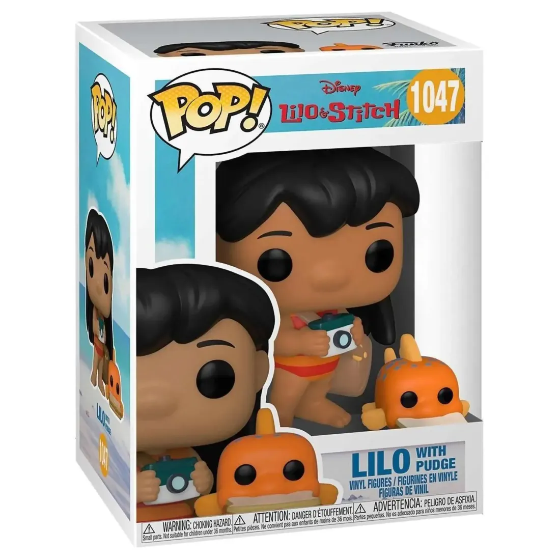 Фигурка Funko POP! Disney Lilo & Stitch Lilo with Pudge (1047) 55621