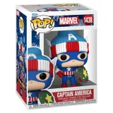 Фигурка Funko POP! Bobble Marvel Holiday S4 Captain America (1438) 80032