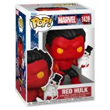 Фигурка Funko POP! Bobble Marvel Holiday S4 Red Hulk (1439) 80034