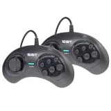 Retro Genesis Mix (8+16Bit) + 470 игр (AV кабель, 2 проводных джойстика)