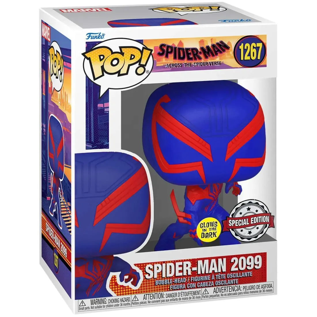 Фигурка Funko POP! Bobble Marvel Spider-Man ATSV Spider-Man 2099 (GW) (Exc) (1267) 68370