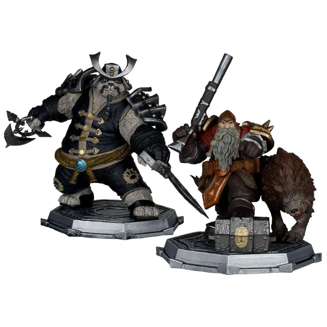 Фигурки McFarlane коллекционные World Of Warcraft Multipack Pandaren & Dwarf (Epic)(Gold Label) 15см