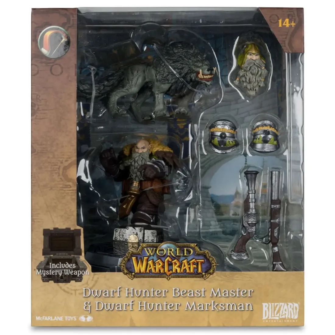 Фигурка McFarlane World Of Warcraft Posed Dwarf Hunter Beast Master/Marksman 15см 787926166767