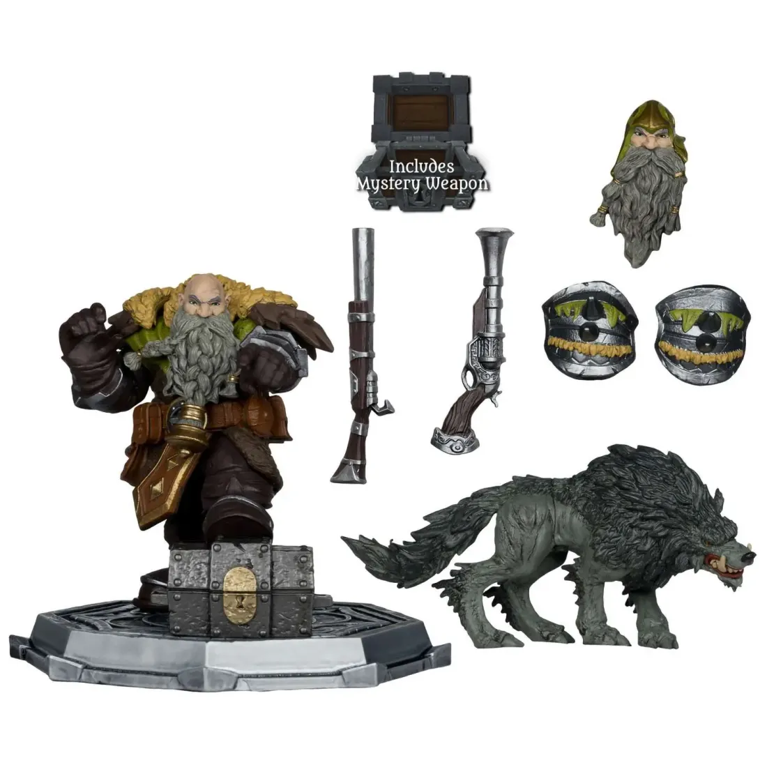 Фигурка McFarlane World Of Warcraft Posed Dwarf Hunter Beast Master/Marksman 15см 787926166767
