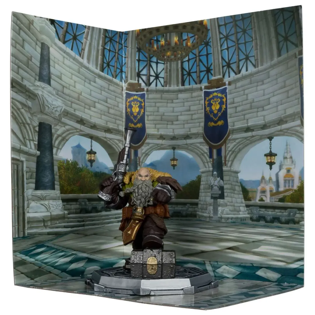 Фигурка McFarlane World Of Warcraft Posed Dwarf Hunter Beast Master/Marksman 15см 787926166767