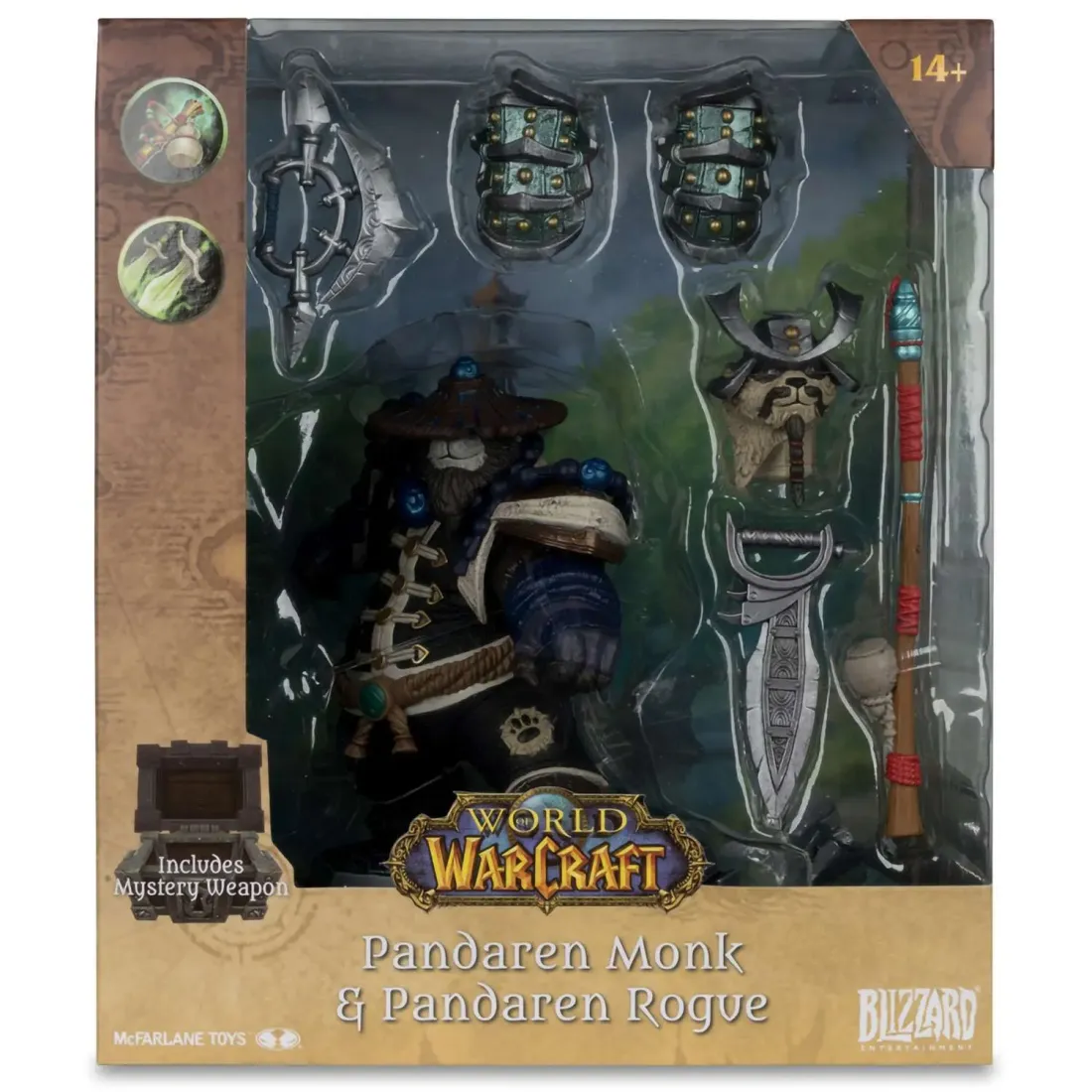 Фигурка McFarlane World Of Warcraft Posed Pandaren Monk/Rogue 15см 787926166774