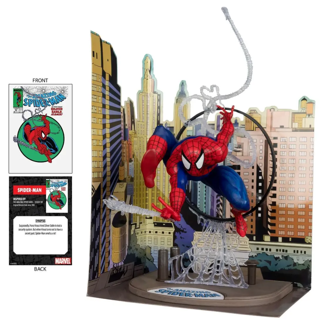 Фигурка Marvel McFarlane MARVEL Удивительный Человек-Паук 30 см 787926147711