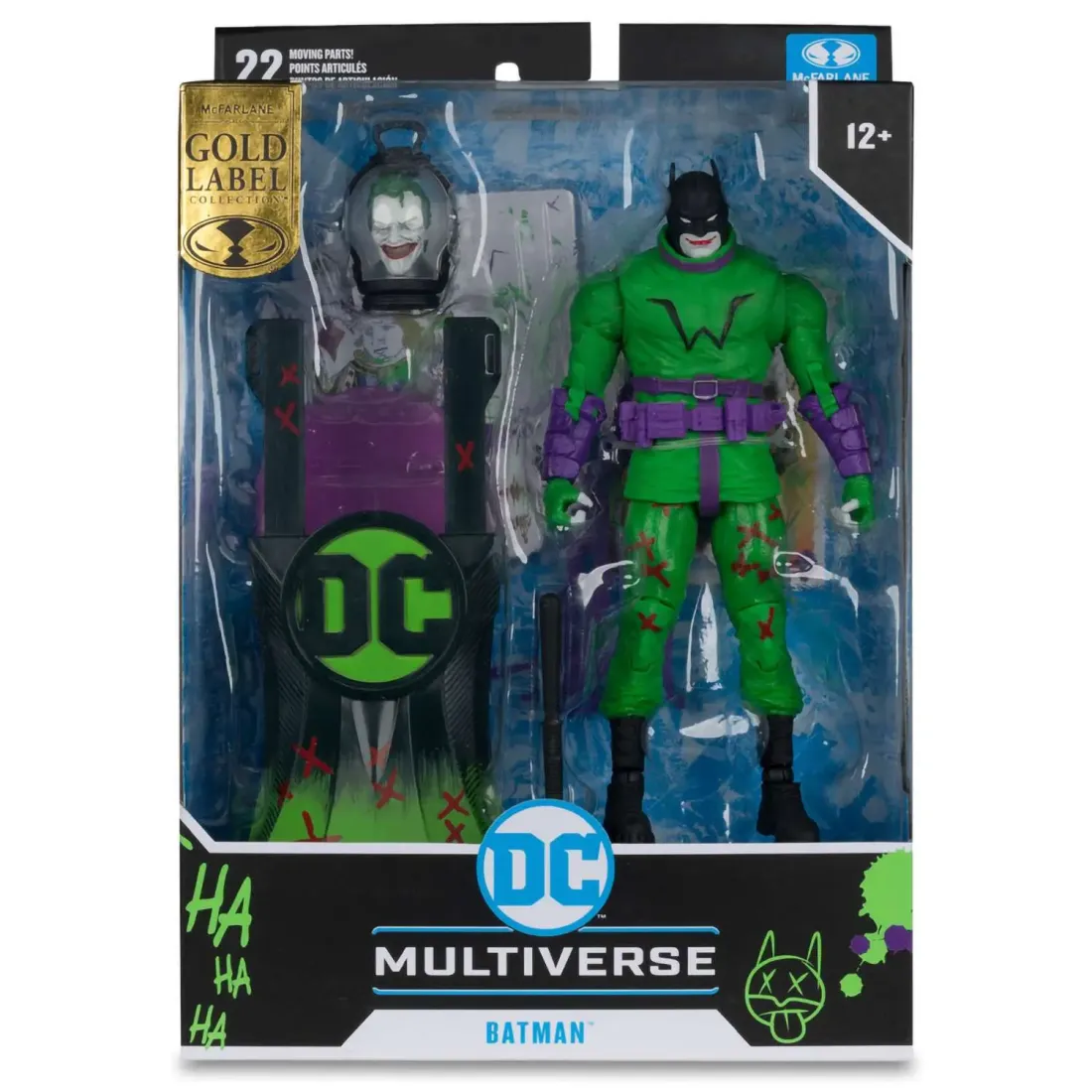 Фигурка DC Multiverse Бэтмен Последний Рыцарь на Земле (Jokerized) (Gold Label)  18см 787926172249
