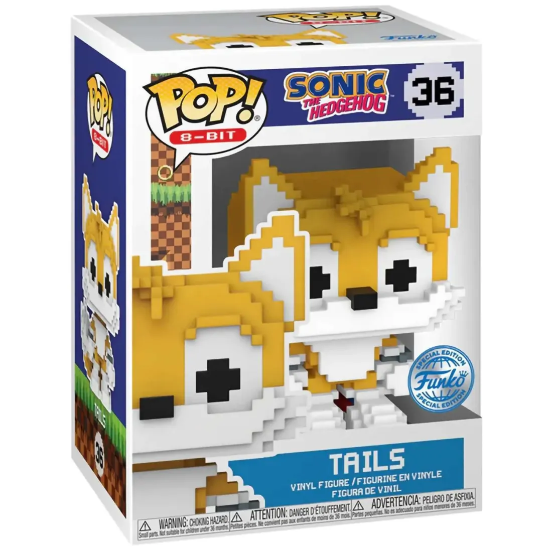 Фигурка Funko POP! 8-Bit Sonic the Hedgehog Tails (Exc) (36) 83036