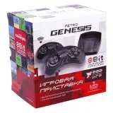 Retro Genesis 8 Bit Junior Wireless + 300 игр (AV кабель, 2 беспроводных джойстика)