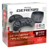 Retro Genesis 8 Bit Junior Wireless + 300 игр (AV кабель, 2 беспроводных джойстика)