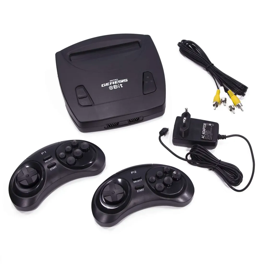 Retro Genesis 8 Bit Junior Wireless + 300 игр (AV кабель, 2 беспроводных джойстика)
