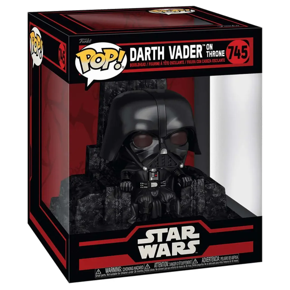 Фигурка Funko POP! Deluxe Bobble Star Wars Darth Dark Side Vader on Throne (745) 80767