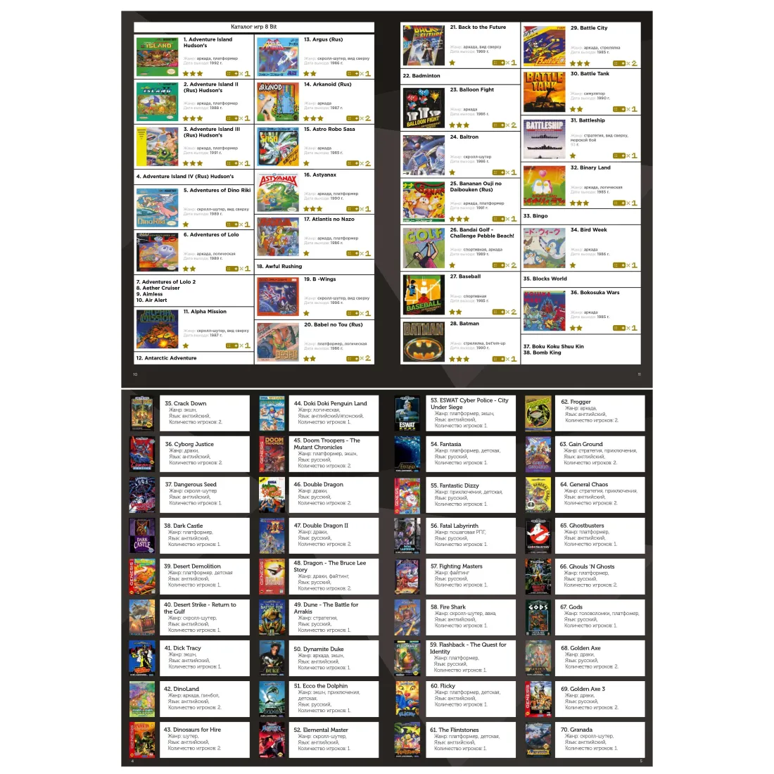 Dinotronix MixHD + 450 игр (HDMI кабель, MD2 case, 2 беспроводных джойстика)