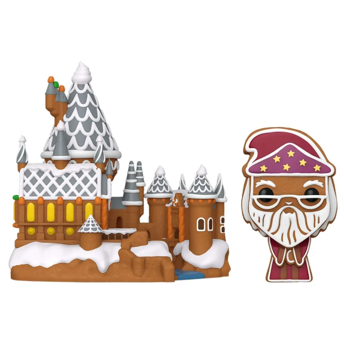 Фигурка Funko POP! Town Harry Potter Gingerbread Albus Dumbledore and Hogwarts (42) 80021