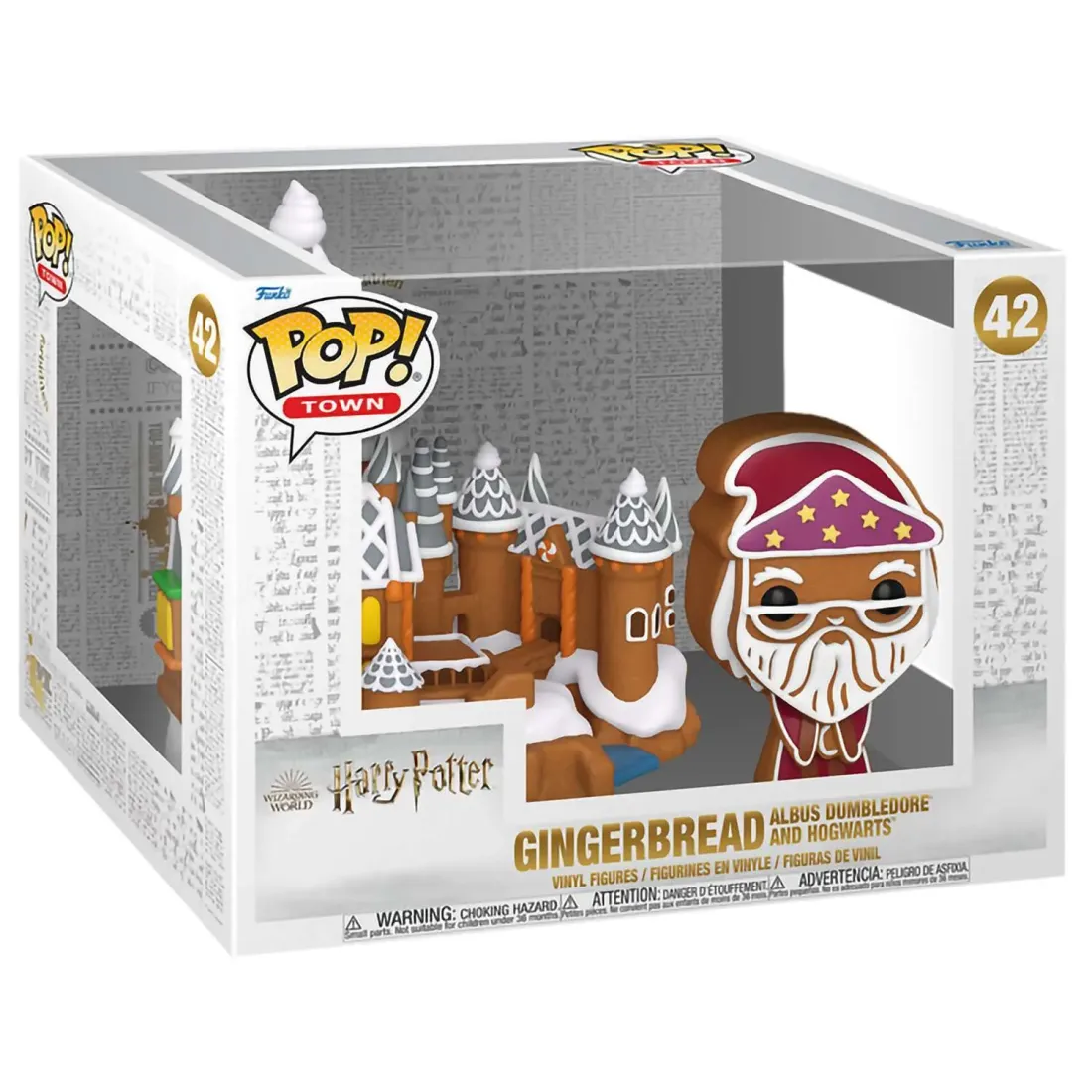Фигурка Funko POP! Town Harry Potter Gingerbread Albus Dumbledore and Hogwarts (42) 80021