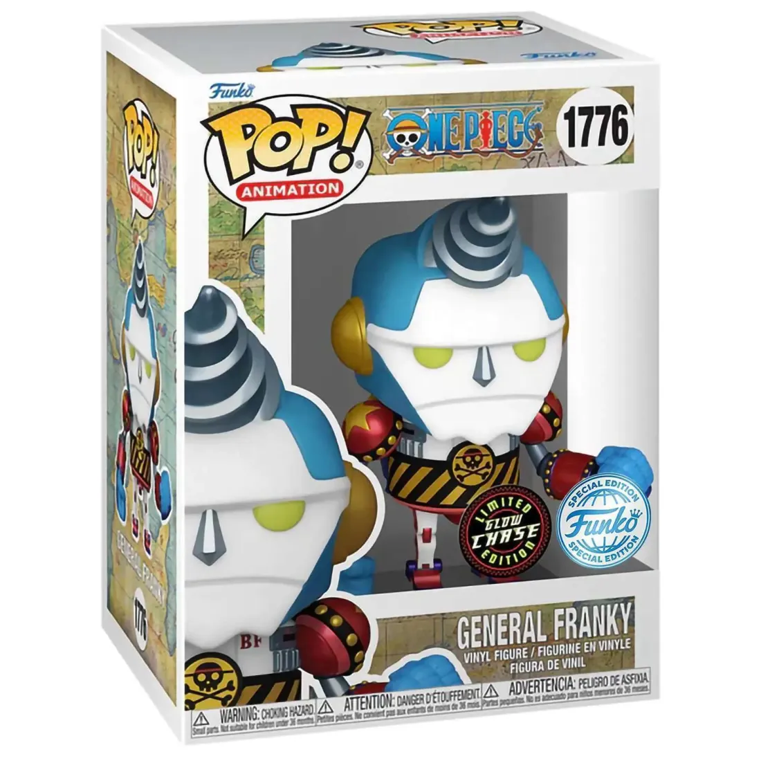 Фигурка Funko POP! Animation One Piece General Franky w/(GW)Chase (Exc) (1776) 82823