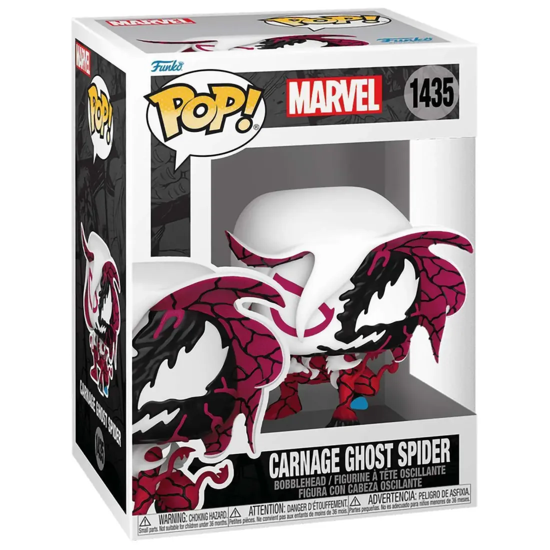 Фигурка Funko POP! Bobble Marvel Carnage Ghost Spider (1435) 82645