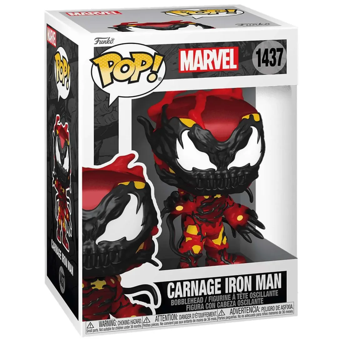 Фигурка Funko POP! Bobble Marvel Carnage Iron Man (1437) 82646