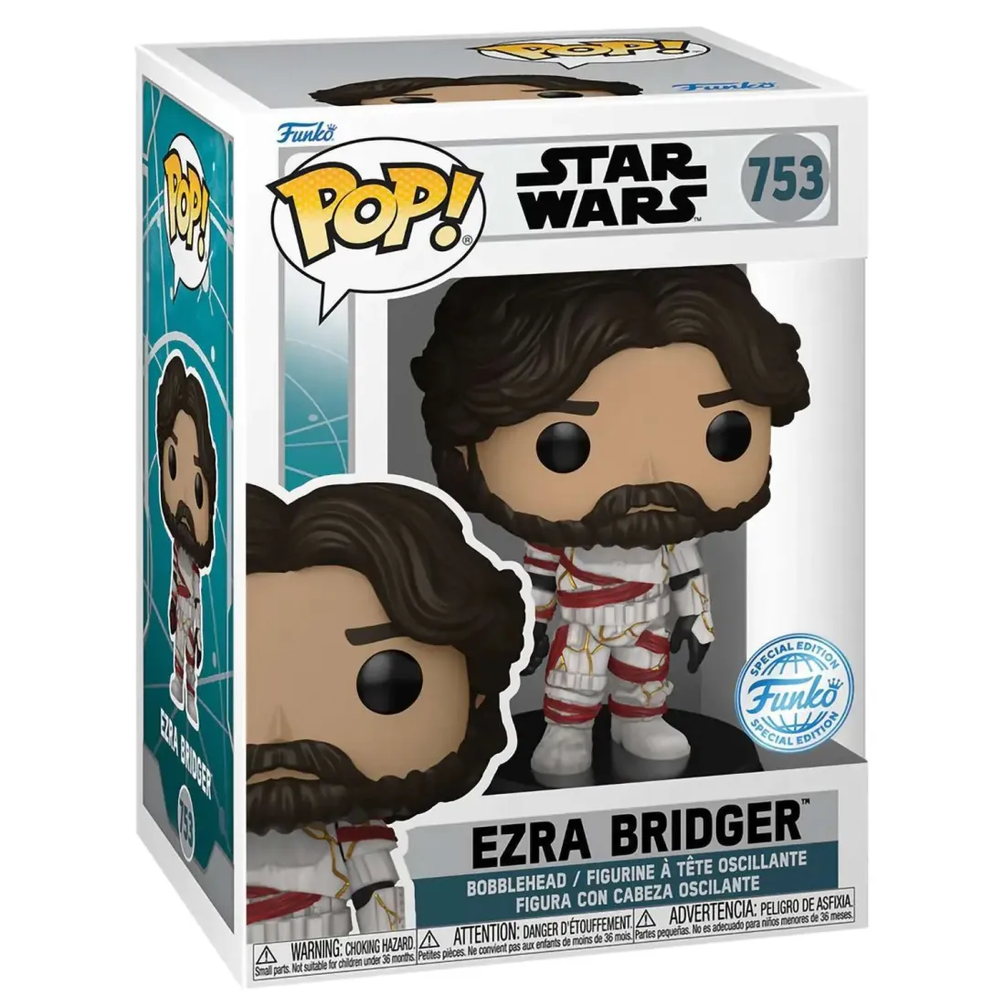 Фигурка Funko POP! Bobble Star Wars Ahsoka S3 Ezra Bridger  in Disguise (Exc) (753) 84602